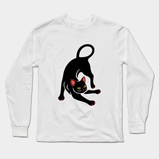 Black Cat Long Sleeve T-Shirt